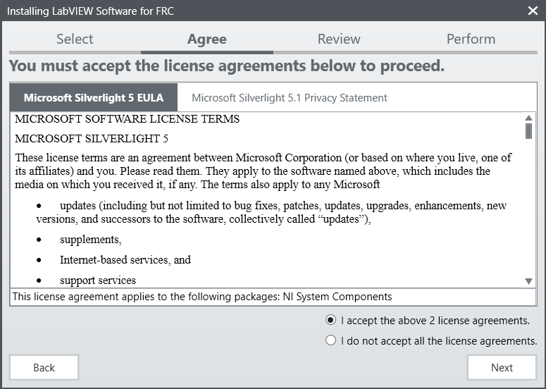 License Agreements Page 2