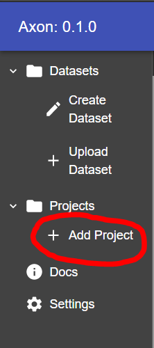 Add a Project