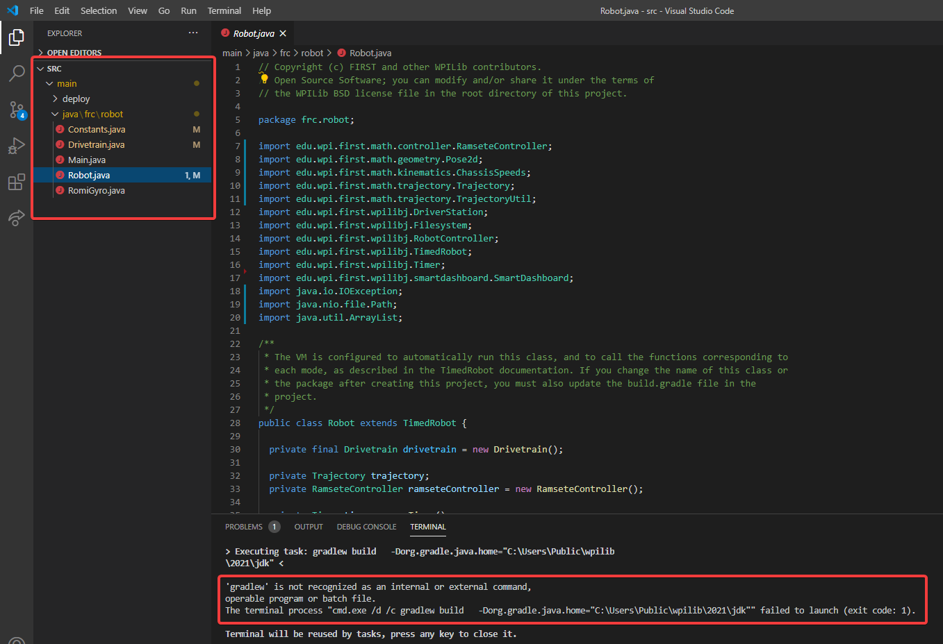 Reading Stacktraces - WPILib Documentation documentation