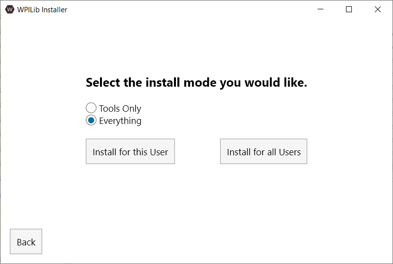 An overview of the installer options