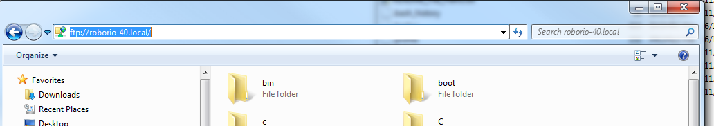 Anonymous FTP being used via Windows Explorer.