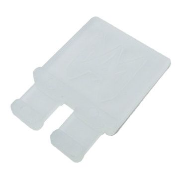 Una bandera de la batería es sólo una pequeña pieza de plástico que encaja en el conector de la batería.