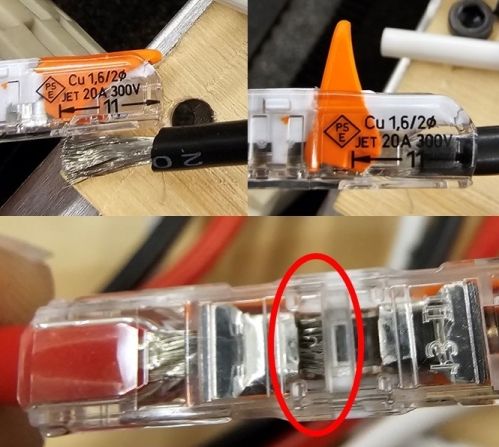 Connexion de l’alimentation du moteur au contrôleur de moteur.