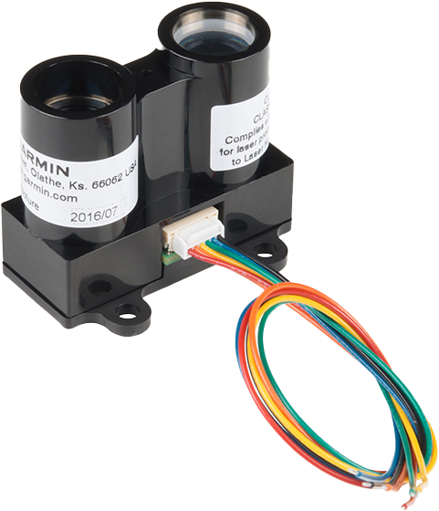 Garmin LIDAR-Lite a 1D LIDAR device.