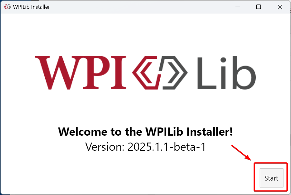 インストーラの開始