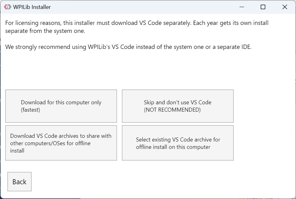 VS Codeのダウンロードオプションの概要