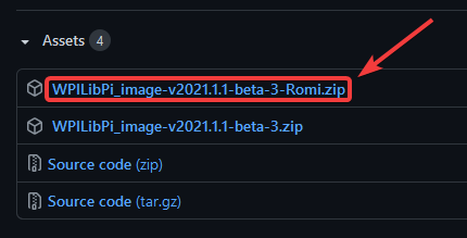 GitHub Romi リリース